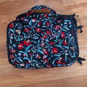 Vera Bradley Perennials Noir Makeup Toiletry bag